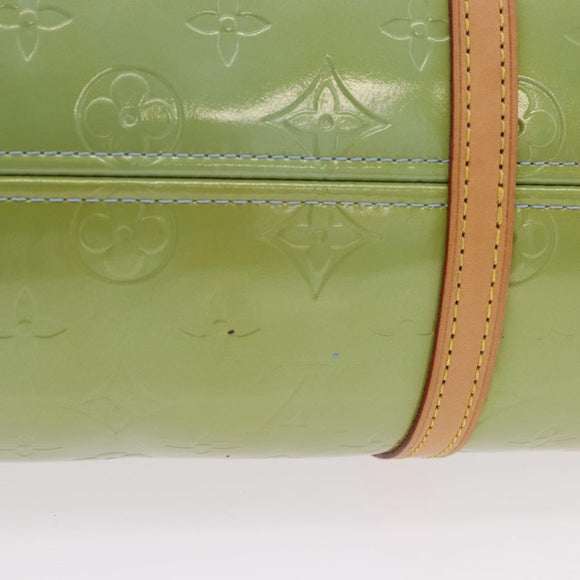LOUIS VUITTON Monogram Vernis Bedford Hand Bag Baby Blue M91007 LV Auth 202943V