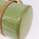 LOUIS VUITTON Monogram Vernis Bedford Hand Bag Baby Blue M91007 LV Auth 202943V-17
