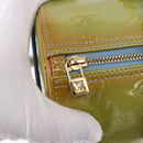 LOUIS VUITTON Monogram Vernis Bedford Hand Bag Baby Blue M91007 LV Auth 202943V-10