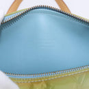 LOUIS VUITTON Monogram Vernis Bedford Hand Bag Baby Blue M91007 LV Auth 202943V-18