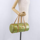 LOUIS VUITTON Monogram Vernis Bedford Hand Bag Baby Blue M91007 LV Auth 202943V-21