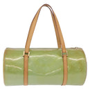 LOUIS VUITTON Monogram Vernis Bedford Hand Bag Baby Blue M91007 LV Auth 202943V-2