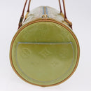 LOUIS VUITTON Monogram Vernis Bedford Hand Bag Baby Blue M91007 LV Auth 202943V-4
