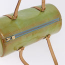 LOUIS VUITTON Monogram Vernis Bedford Hand Bag Baby Blue M91007 LV Auth 202943V-7