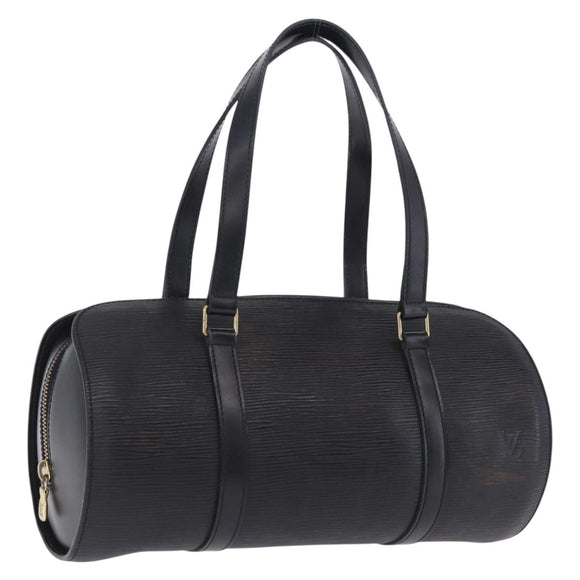 LOUIS VUITTON Epi Soufflot Hand Bag Black M52222 LV Auth 202944V