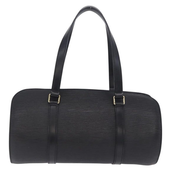 LOUIS VUITTON Epi Soufflot Hand Bag Black M52222 LV Auth 202944V
