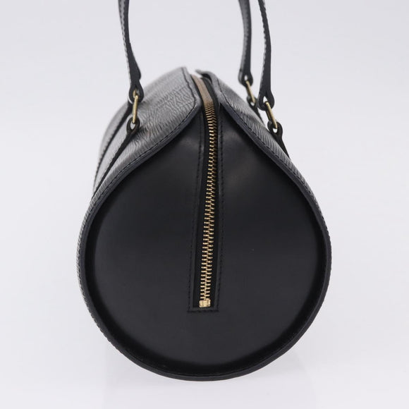 LOUIS VUITTON Epi Soufflot Hand Bag Black M52222 LV Auth 202944V