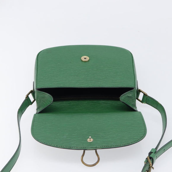 LOUIS VUITTON Epi Saint Cloud GM Shoulder Bag Green M52194 LV Auth 202945