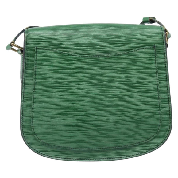 LOUIS VUITTON Epi Saint Cloud GM Shoulder Bag Green M52194 LV Auth 202945