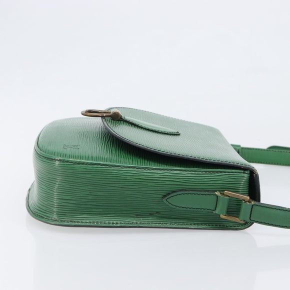 LOUIS VUITTON Epi Saint Cloud GM Shoulder Bag Green M52194 LV Auth 202945