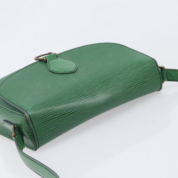 LOUIS VUITTON Epi Saint Cloud GM Shoulder Bag Green M52194 LV Auth 202945
