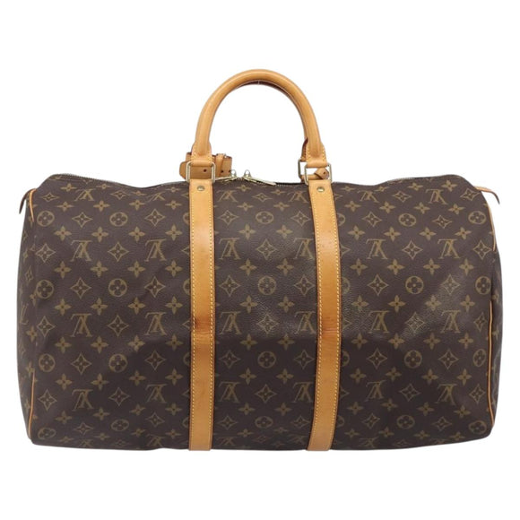 LOUIS VUITTON Monogram Keepall 50 Boston Bag M41426 LV Auth 202949