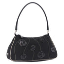 PRADA Shoulder Bag Nylon Black Silver Auth 202952V-1