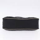 PRADA Shoulder Bag Nylon Black Silver Auth 202952V-6