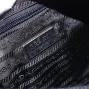 PRADA Shoulder Bag Nylon Black Silver Auth 202952V-23