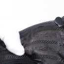PRADA Shoulder Bag Nylon Black Silver Auth 202952V-10