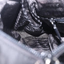 PRADA Shoulder Bag Nylon Black Silver Auth 202952V-25
