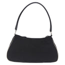 PRADA Shoulder Bag Nylon Black Silver Auth 202952V-2