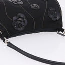 PRADA Shoulder Bag Nylon Black Silver Auth 202952V-7