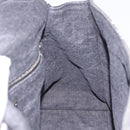 Miu Miu Shoulder Bag Denim 2way Gray Silver Auth 202961M-26