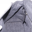 Miu Miu Shoulder Bag Denim 2way Gray Silver Auth 202961M-27