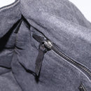 Miu Miu Shoulder Bag Denim 2way Gray Silver Auth 202961M-28