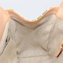 GUCCI New Jackie Flora Shoulder Bag Canvas Multicolor Gold 145819 Auth 202962V-21