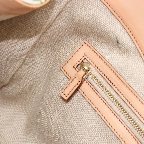 GUCCI New Jackie Flora Shoulder Bag Canvas Multicolor Gold 145819 Auth 202962V