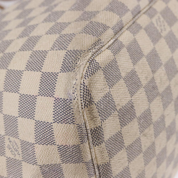 LOUIS VUITTON Damier Azur Neverfull GM Tote Bag N41360 LV Auth 202966