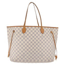 LOUIS VUITTON Damier Azur Neverfull GM Tote Bag N41360 LV Auth 202966-2