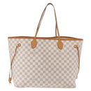LOUIS VUITTON Damier Azur Neverfull GM Tote Bag N41360 LV Auth 202966-3