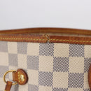LOUIS VUITTON Damier Azur Neverfull GM Tote Bag N41360 LV Auth 202966-4
