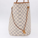 LOUIS VUITTON Damier Azur Neverfull GM Tote Bag N41360 LV Auth 202966-7