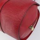 LOUIS VUITTON Epi Soufflot Hand Bag Red M52227 LV Auth 202967-12