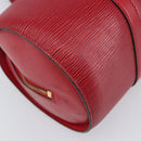 LOUIS VUITTON Epi Soufflot Hand Bag Red M52227 LV Auth 202967-13