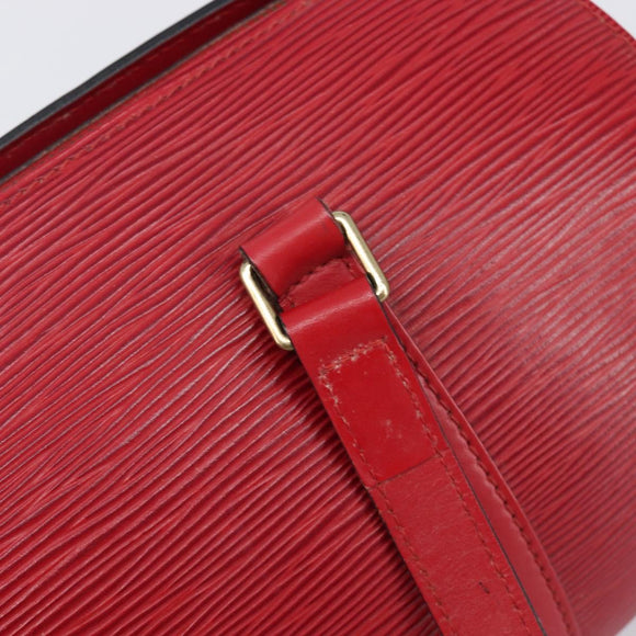 LOUIS VUITTON Epi Soufflot Hand Bag Red M52227 LV Auth 202967