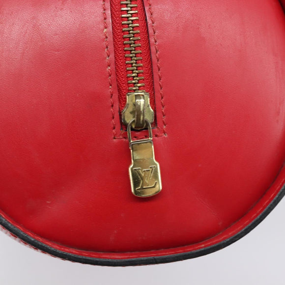 LOUIS VUITTON Epi Soufflot Hand Bag Red M52227 LV Auth 202967