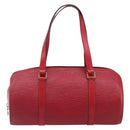 LOUIS VUITTON Epi Soufflot Hand Bag Red M52227 LV Auth 202967-2