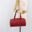 LOUIS VUITTON Epi Soufflot Hand Bag Red M52227 LV Auth 202967-22