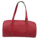 LOUIS VUITTON Epi Soufflot Hand Bag Red M52227 LV Auth 202967-3