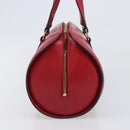 LOUIS VUITTON Epi Soufflot Hand Bag Red M52227 LV Auth 202967-4
