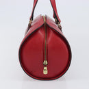 LOUIS VUITTON Epi Soufflot Hand Bag Red M52227 LV Auth 202967-5