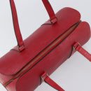 LOUIS VUITTON Epi Soufflot Hand Bag Red M52227 LV Auth 202967-6