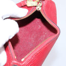 LOUIS VUITTON Epi Soufflot Pouch Accessory Pouch Red LV Auth 202968-11