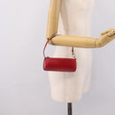 LOUIS VUITTON Epi Soufflot Pouch Accessory Pouch Red LV Auth 202968-22