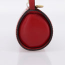 LOUIS VUITTON Epi Soufflot Pouch Accessory Pouch Red LV Auth 202968-3