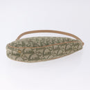 Christian Dior Trotter Canvas Saddle Accessory Pouch Khaki Gold Auth 202969-5