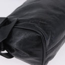 Miu Miu Shoulder Bag Vitellolux Black Gold Auth 202971V-10