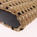 Salvatore Ferragamo Hand Bag Canvas 2way Beige Gold Auth 202977V-13