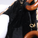 Salvatore Ferragamo Hand Bag Canvas 2way Beige Gold Auth 202977V-18